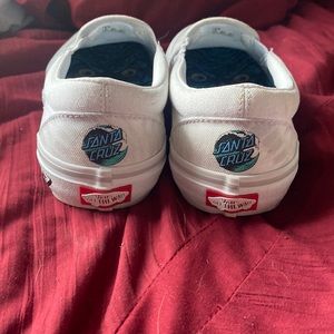 White Tye-Dye SlipOn Vans